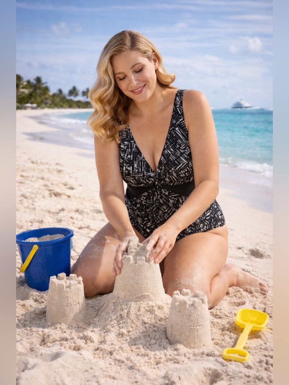 Miracle Suit Twist of Fate Tummy Control One Piece Swimsuit Size 10 NWT